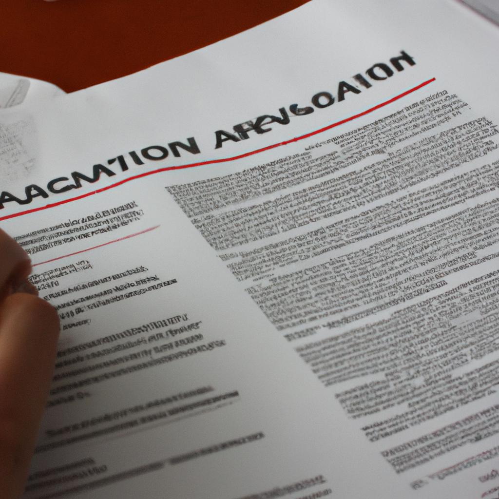 Person reading aviation regulations document